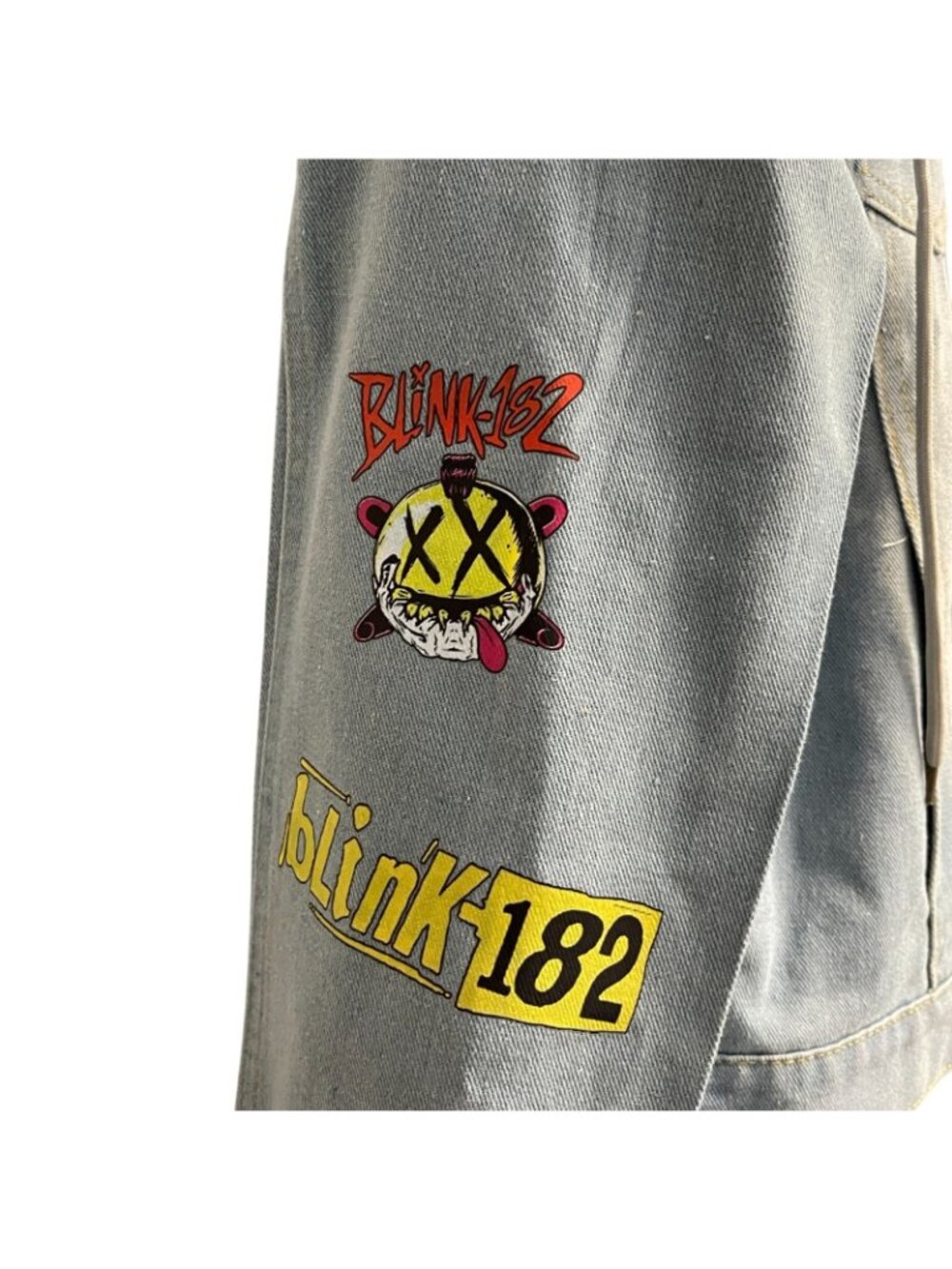 Blink 182 Denim Jean Jacket Hoodie Graphics Concert Music Band - Picture 3 of 9